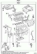 ENGINE OVERHAUL GASKET KIT 1